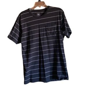 Van’s Pinstripe Pocket Tee Mens’ Large